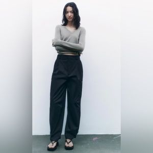 -Light Grey Woollen Sweater-